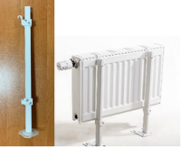 Кронштейн напольный для стальных радиаторов БПЛ007-1.23 (стойка 30*10мм H470мм)  